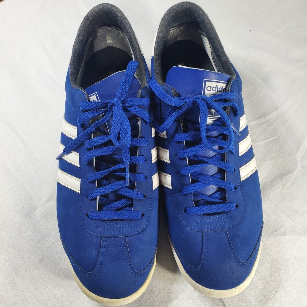 Men's Adidas Original 'The Sneeker' Trainers Royal Blue / White UK 12.5 / US 13